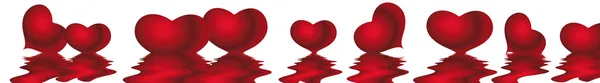 หัวใจแดง — ภาพถ่ายสต็อก
