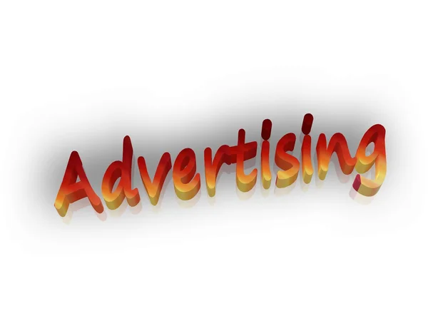 Advertising — Stock Photo, Image