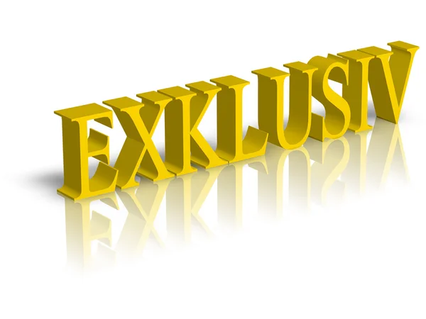 Exklusiv — Stock Photo, Image