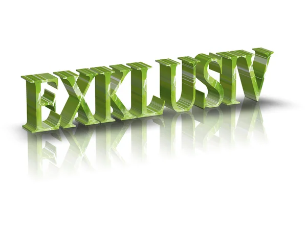 Exklusiv — Stock Photo, Image