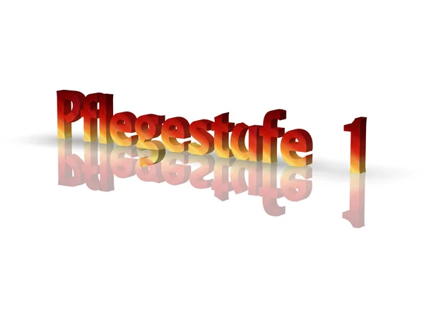 Pflegestufe 1 — Stock Photo, Image