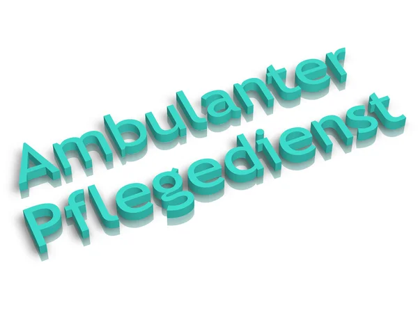 Ambulante pflegedienst Immagini Stock Royalty Free