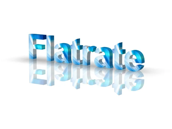 Flatrate — Stock Photo, Image