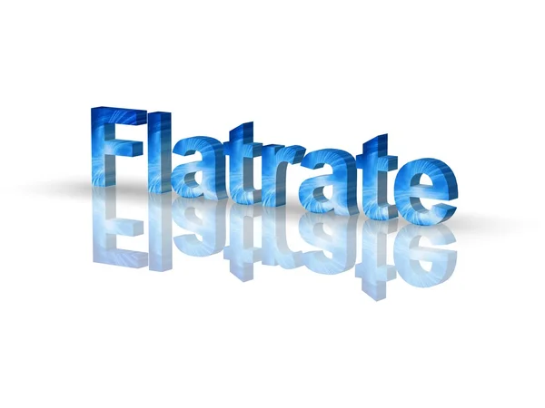 Flatrate — Stock Photo, Image