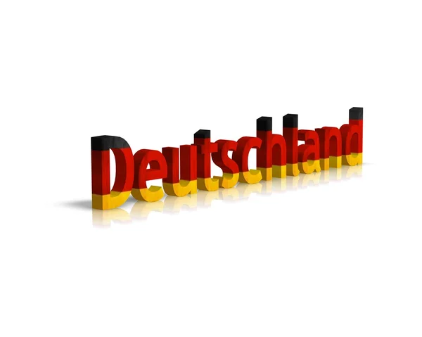 Deutschland palabra — Foto de Stock