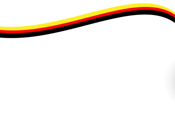 Σημαία της Γερμανίας, αφηρημένες γραμμές — Φωτογραφία Αρχείου