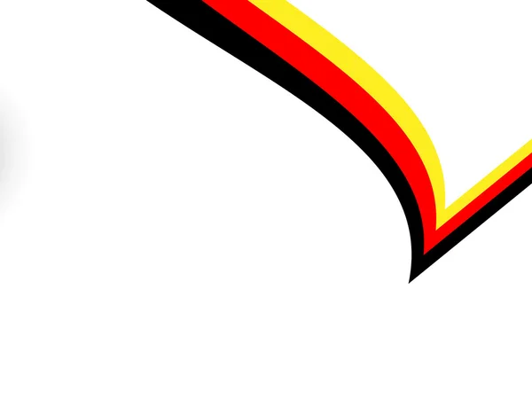 Allemagne drapeau, lignes abstraites — Photo