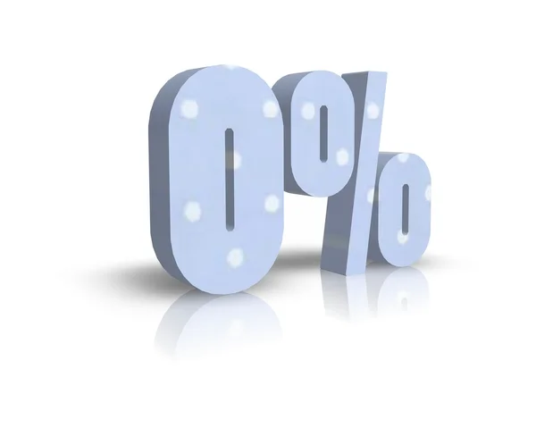 Percentage sign — Stock Photo, Image