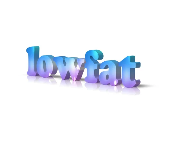 Baixo teor de gordura — Fotografia de Stock