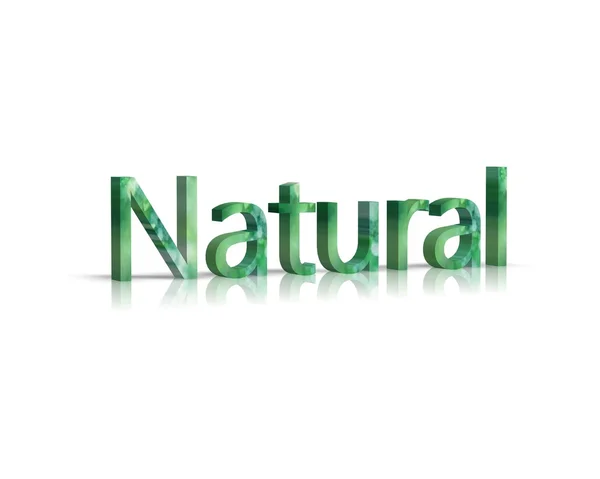 Natural the word — Stock Photo, Image