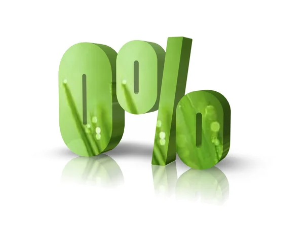 Percentage teken — Stockfoto