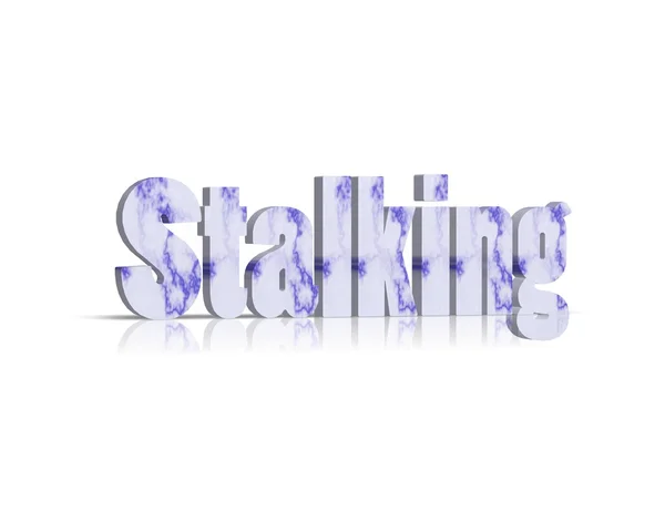 Lo stalking — Foto Stock