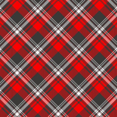 Tartan desenli arka plan. Ekose kumaş, masa örtüsü, kıyafet, gömlek, elbise, kağıt, yatak örtüsü, yorgan ve diğer tekstil ürünleri için kumaş. Vektör illüstrasyonu Eps 10