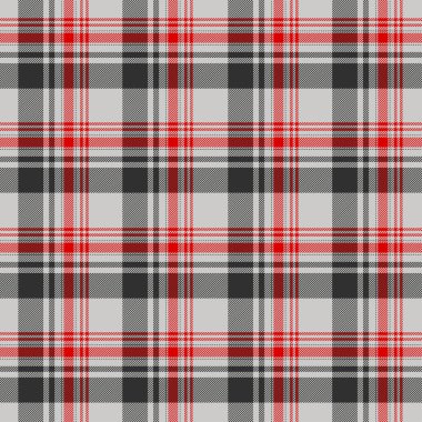 Tartan desenli arka plan. Ekose kumaş, masa örtüsü, kıyafet, gömlek, elbise, kağıt, yatak örtüsü, yorgan ve diğer tekstil ürünleri için kumaş. Vektör illüstrasyonu Eps 10
