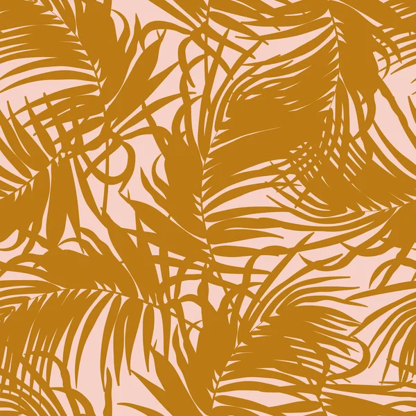 Krásné Tropické Listy Větev Bezešvé Vzor Design Tropické Listy Monstera — Stockový vektor
