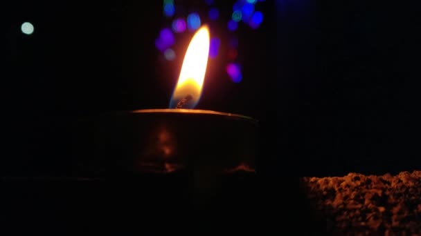 Diwali Deepavali Nebo Dipawali Populární Hinduistické Festivaly Světel Světla Symbolizují — Stock video