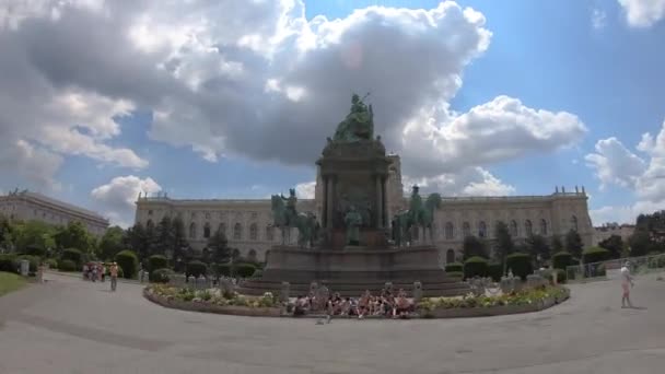 Viena Austria Junio 2022 Cámara Lenta Hofburg Schonnbrunn Wien Viena — Vídeos de Stock