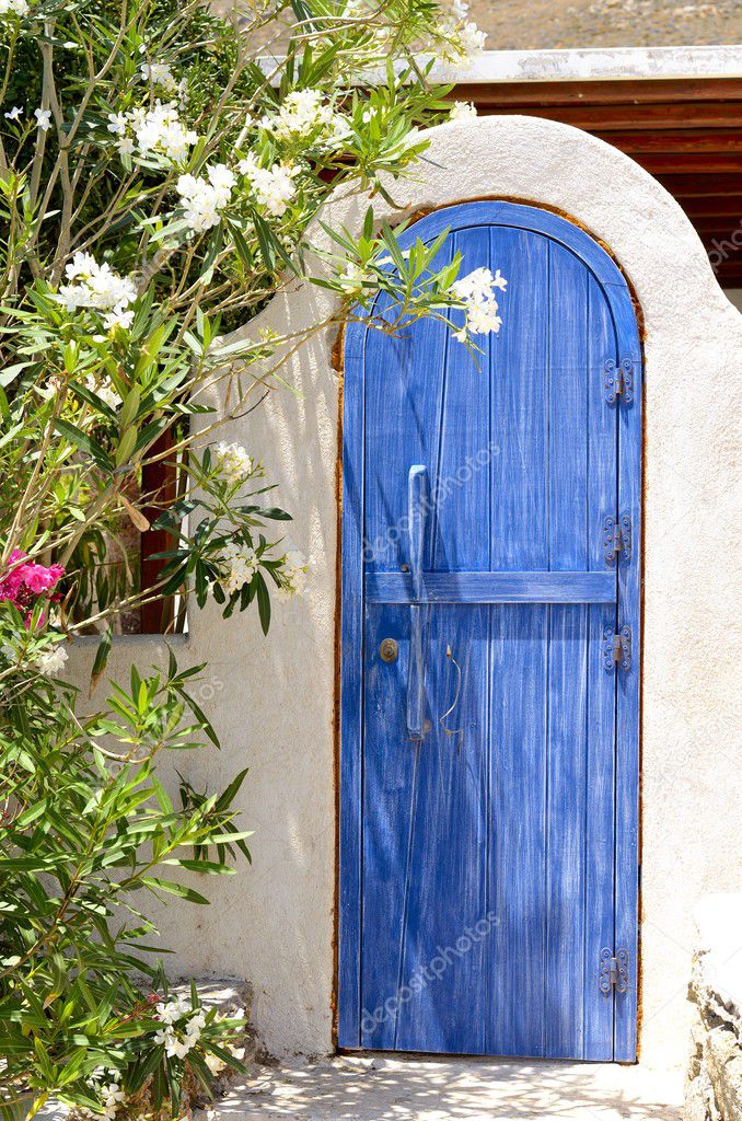 Blue door