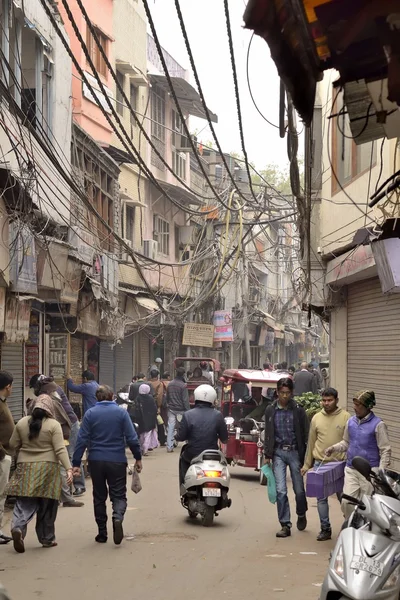 Straße von delhi — Stockfoto