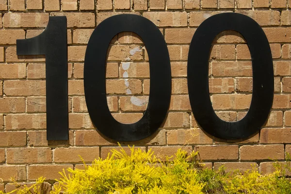 Número 100 — Fotografia de Stock