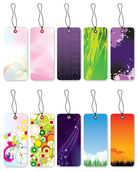 New style bookmark designs — Stock Vector