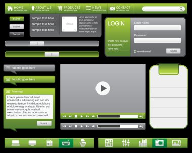 Web sitesinin gezinti şablonları