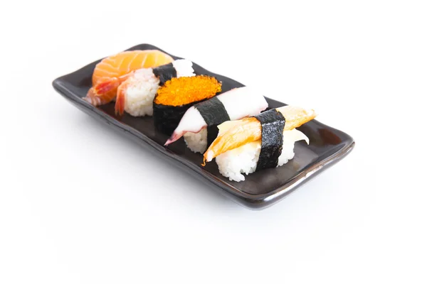 Sushi con fondo blanco —  Fotos de Stock