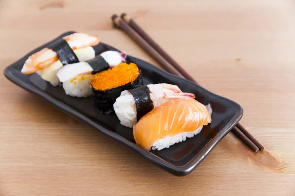 Sushi on the plate — Stock Photo, Image