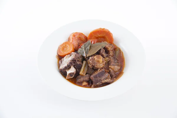 Delicioso guisado Oxtail (com vinho tinto ) — Fotografia de Stock