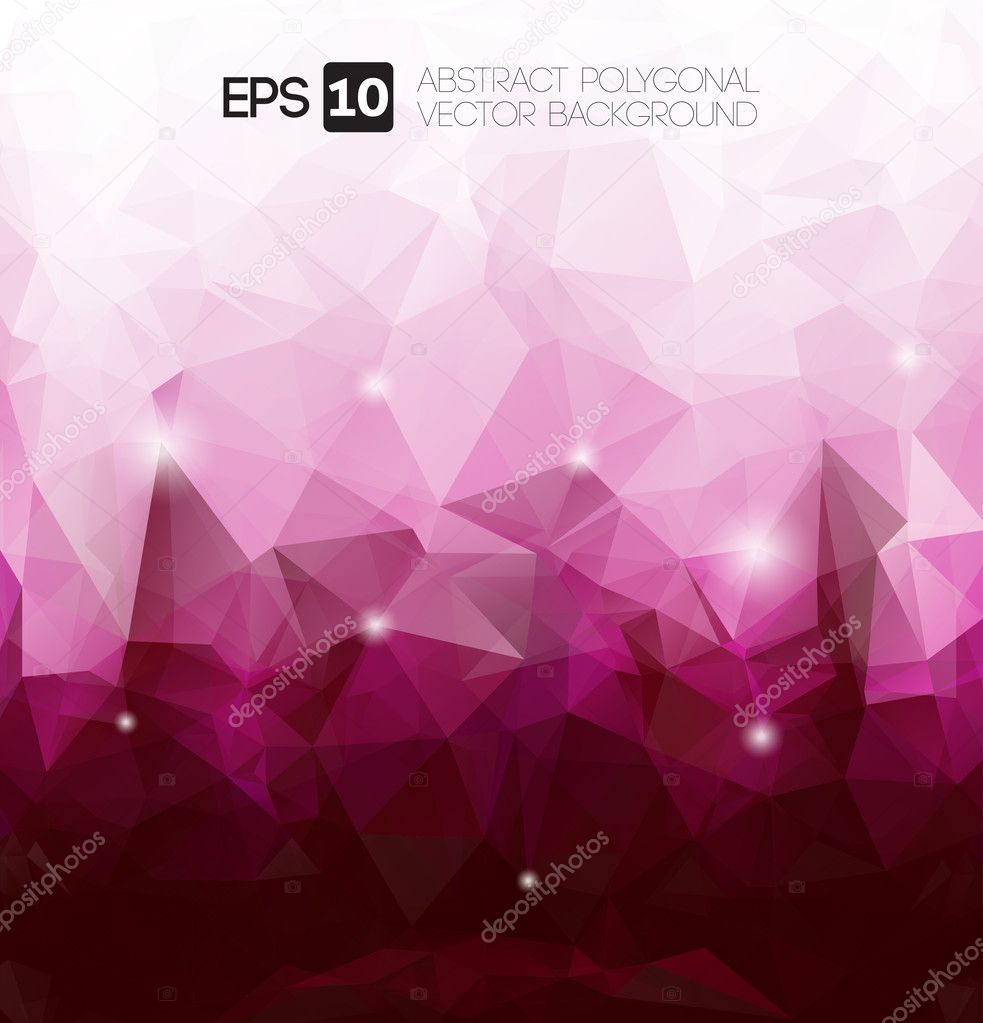 Vector abstract purple polygonal background