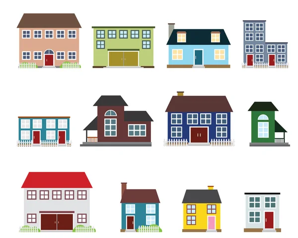 Vector real estate icons — Stock Vector