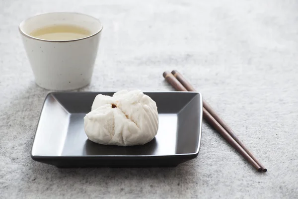 Chinesisch gedämpftes Barbecue Schweinebütchen (Dim Sum)) — Stockfoto