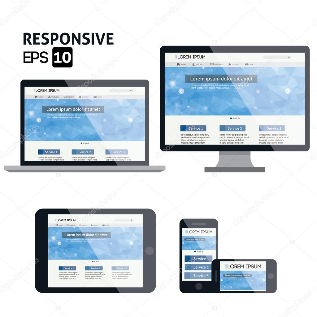 responsive web design for different devices