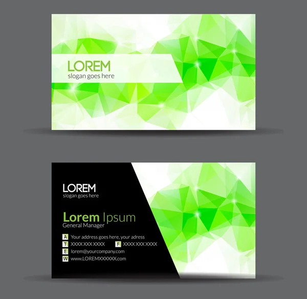 Green Modern Abstract Business — 스톡 벡터