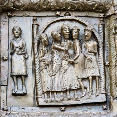 magdeburg gates Rölyef için.