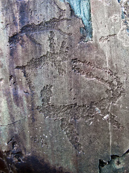 geyik, taş kabartma resim.