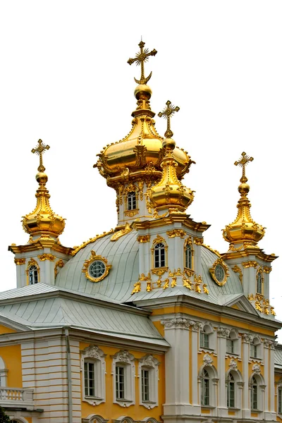 教会的大皇宫的彼得夏宫 — 图库照片