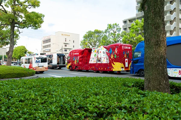 Fuji City Shizuoka Ken Japonia Iunie 2021 Tokyo 2020 Ștafetă — Fotografie, imagine de stoc