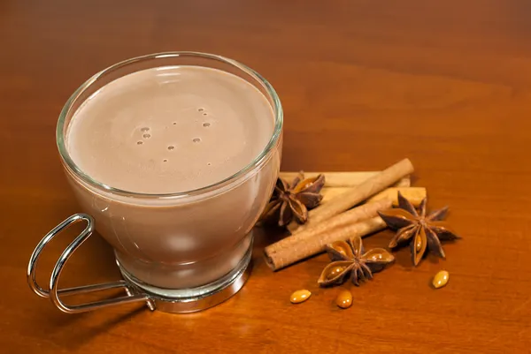 Warme chocolademelk — Stockfoto