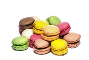 renkli macaroons