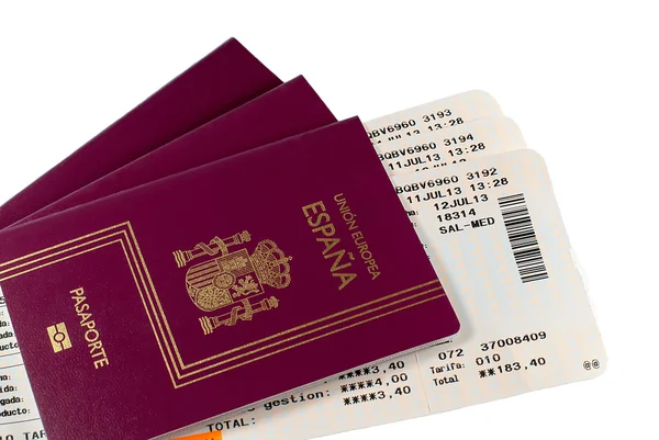 Pasaport ve uçuş kartı