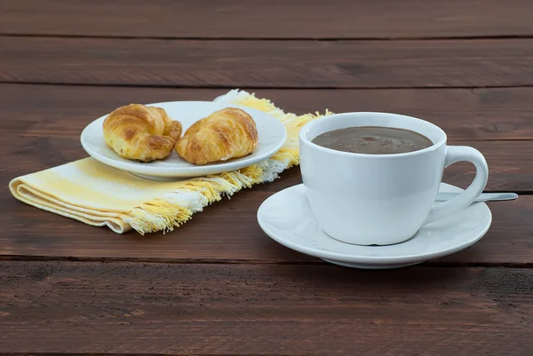 Kopje warme chocolademelk — Stockfoto