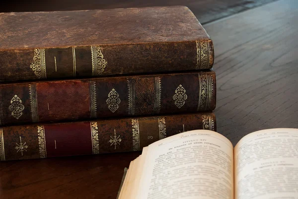 Rustik antika kitap — Stok fotoğraf
