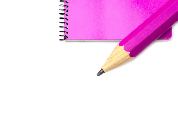 Notebook and pencil — Stock Photo, Image