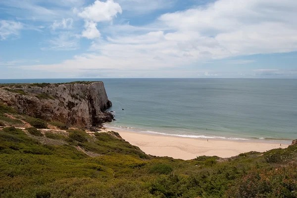 Sagres 在海滩 — 图库照片