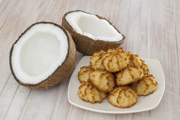 코코넛 쿠키 — 스톡 사진