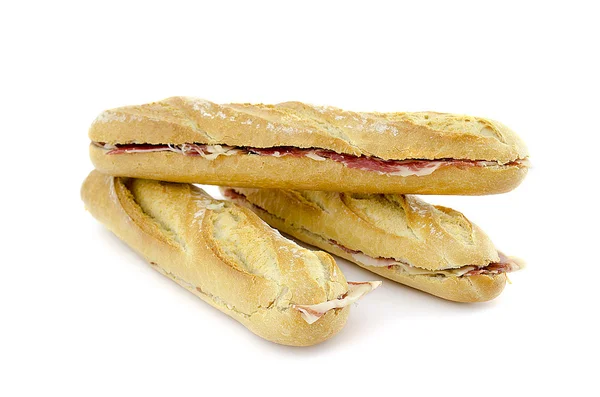 Spanische Schinken-Sandwiches — Stockfoto