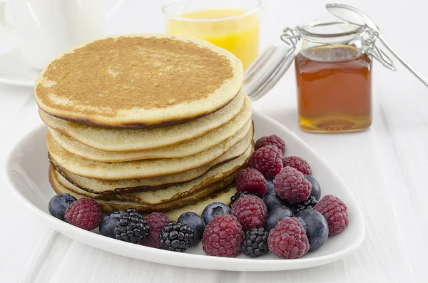 Homemade pancakes — Stock Photo, Image