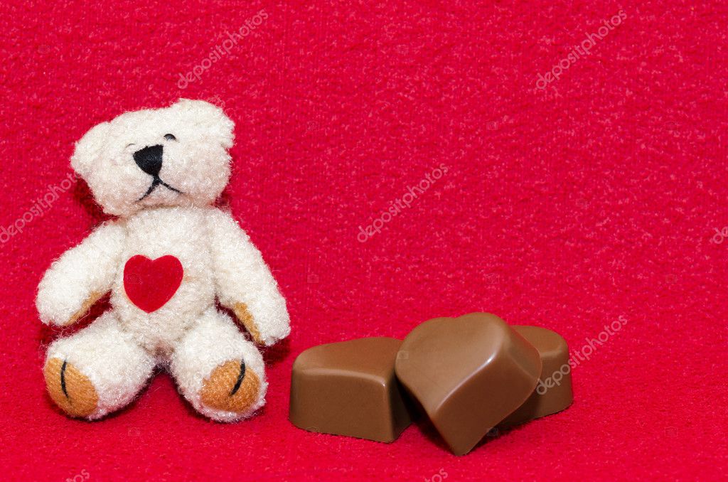 los ositos de peluche los chocolates