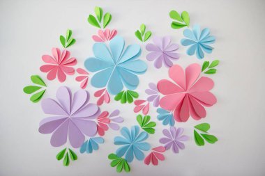 Parlak bahar çiçekleri, çiçek dekoru